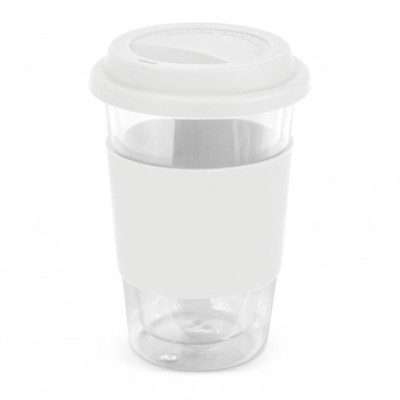 Aztec Double Wall Glass Cup - 350ml