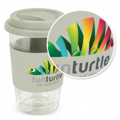 Aztec Double Wall Glass Cup - 350ml