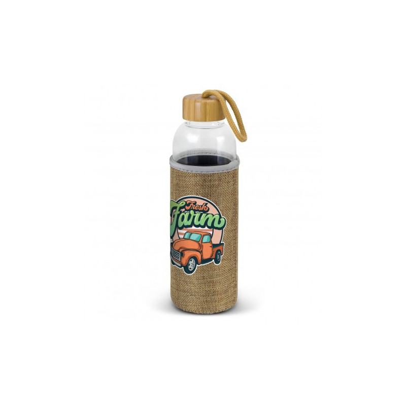 Eden Glass Bottle - Natural Sleeve - 600ml