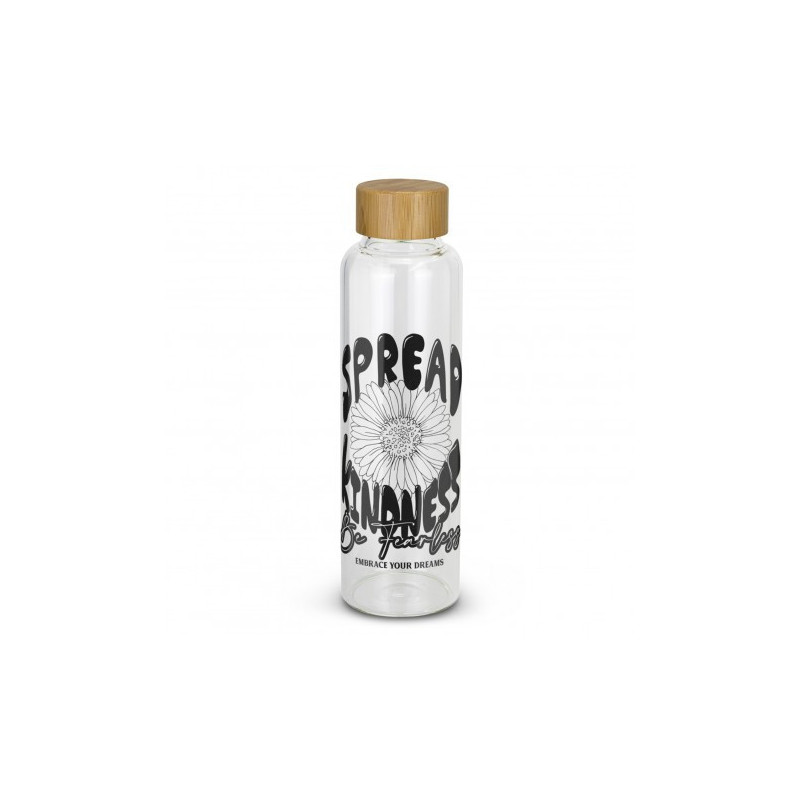 Eden Glass Bottle Bamboo Lid - 600ml