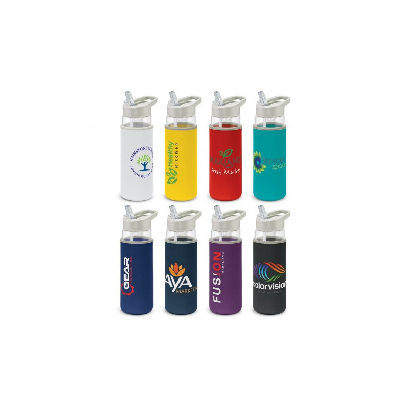 Elixir Glass Bottle - Neoprene Sleeve - 600ml