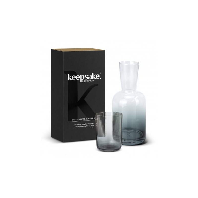 Keepsake Dusk Carafe and Tumbler Set