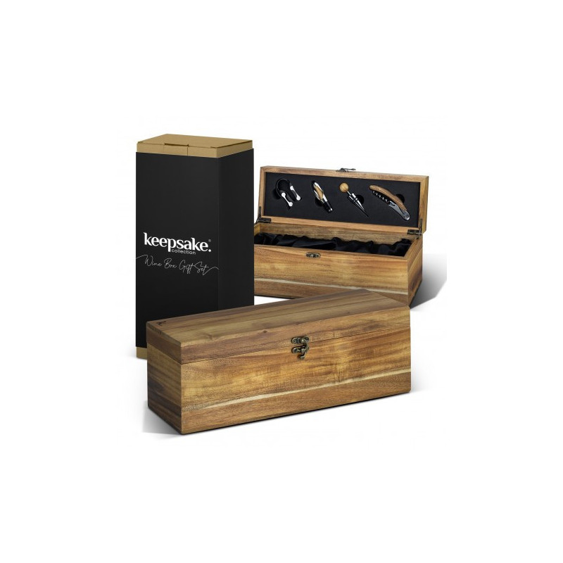Keepsake Wine Box Gift Set