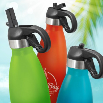 Mirage Powder Coated Vacuum Bottle - Flip Lid - 500ml