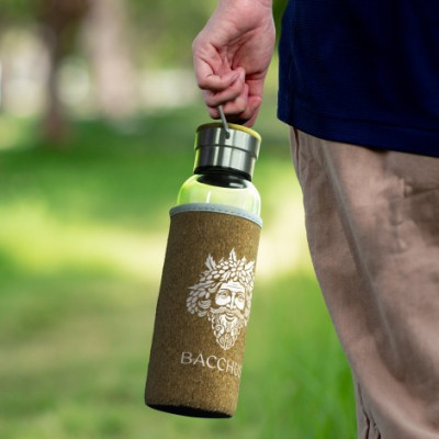Nomad Glass Bottle with Cork Sleeve - 600ml