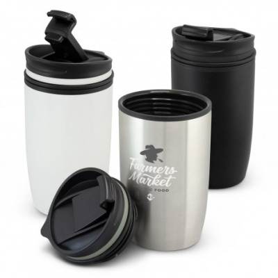 branded Vento Double Wall Cup - 300ml, from our range of promotional Travel Mugs