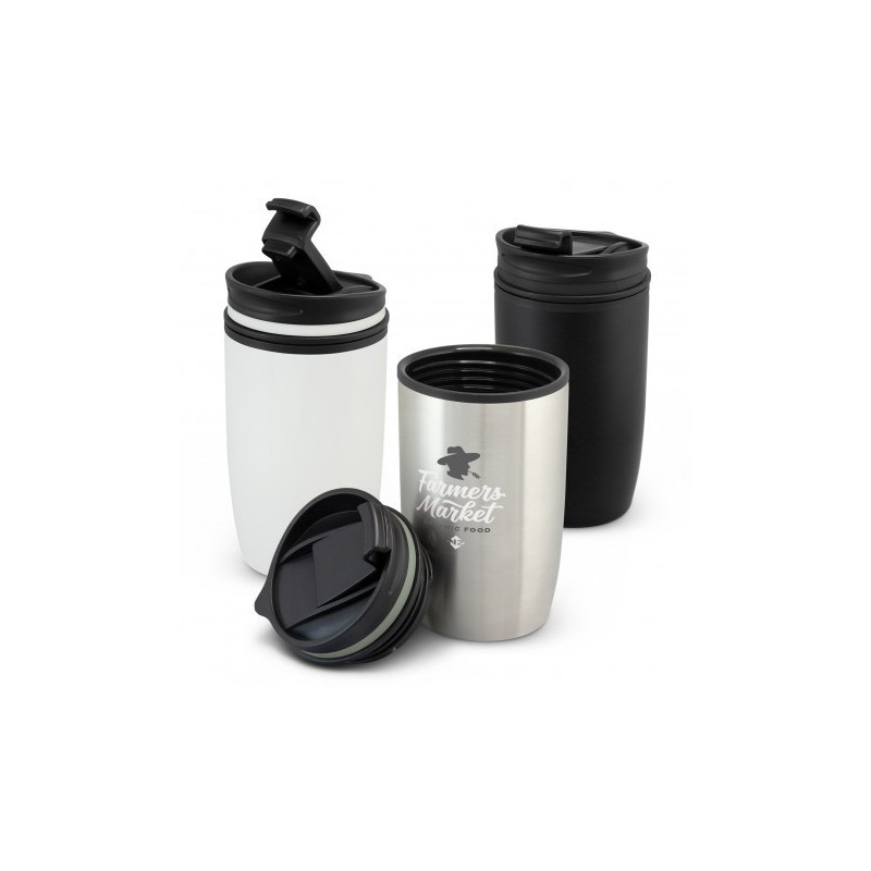 branded Vento Double Wall Cup - 300ml, from our range of promotional Travel Mugs