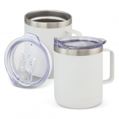 branded Zeus Vacuum Cup - 400ml, from our range of promotional Metal Coffee Cups & Mugs