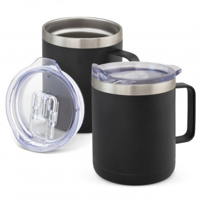 branded Zeus Vacuum Cup - 400ml, from our range of promotional Metal Coffee Cups & Mugs